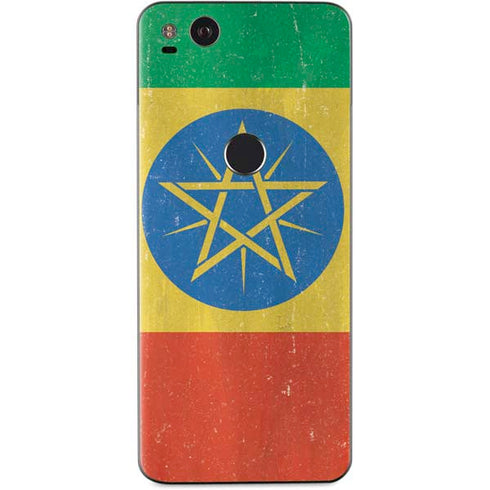 Ethiopia Flag Distressed Google Pixel 2 XL Skin